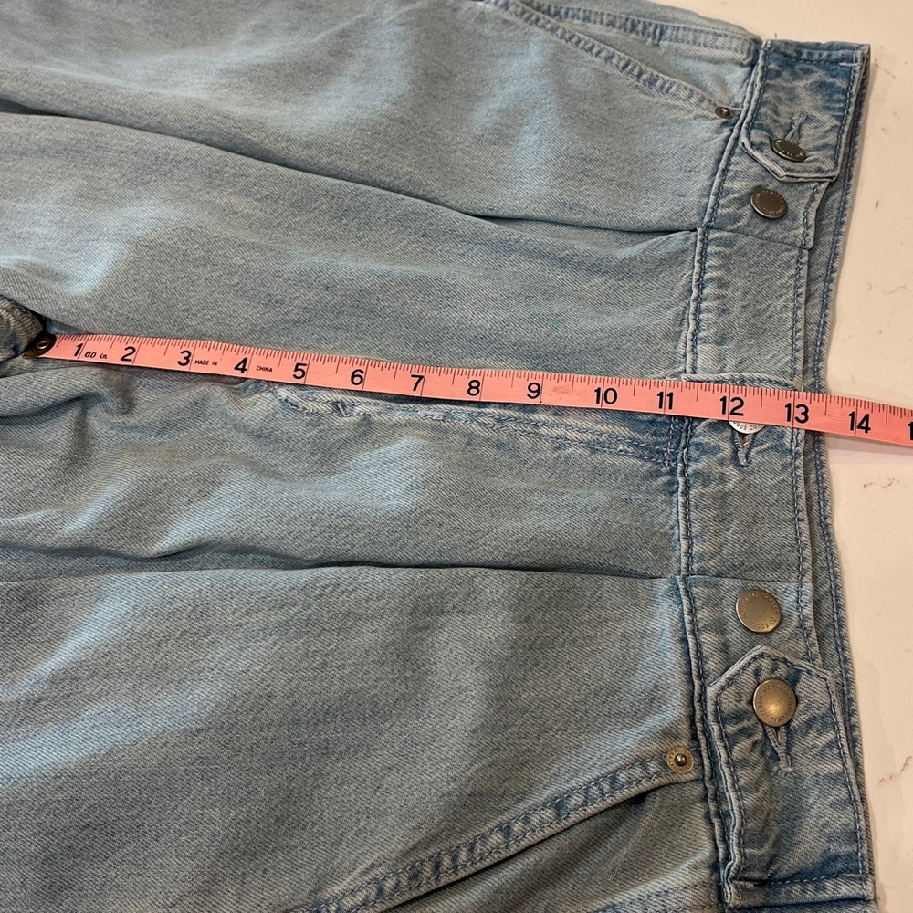 Universal Thread Light Wash Cropped Two-Way Trouser Jeans Size 10R NWT - Picture 13 of 15